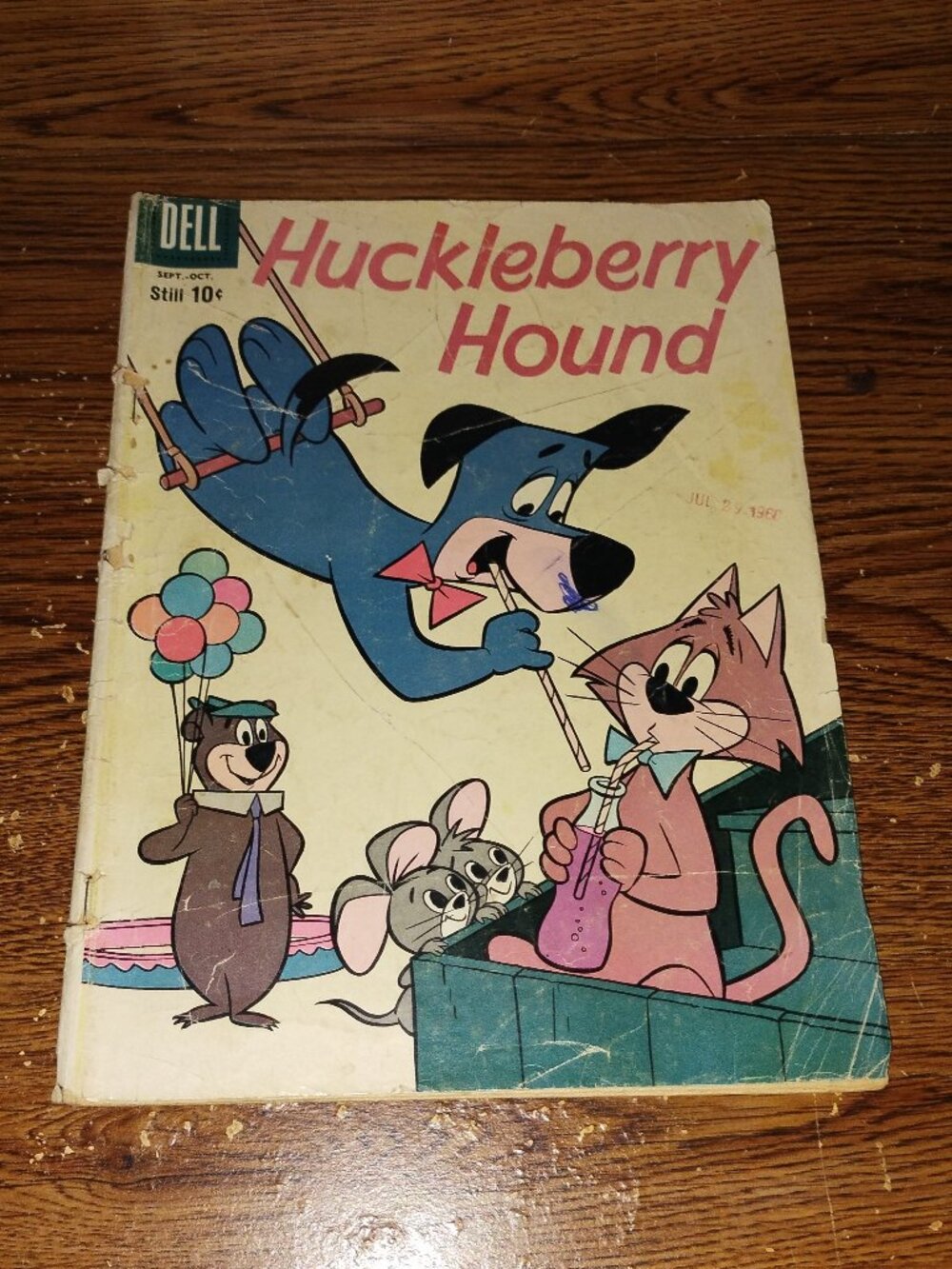 Huckleberry Hound #7 (Golden Age Comic) (Dell Comics, 1960)